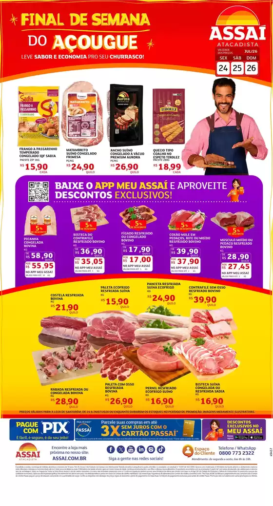 Catálogo Assaí Atacadista | Encarte Assaí Atacadista 49457-65 | 2026-07-24T00:00:00.000Z - 2026-07-26T00:00:00.000Z