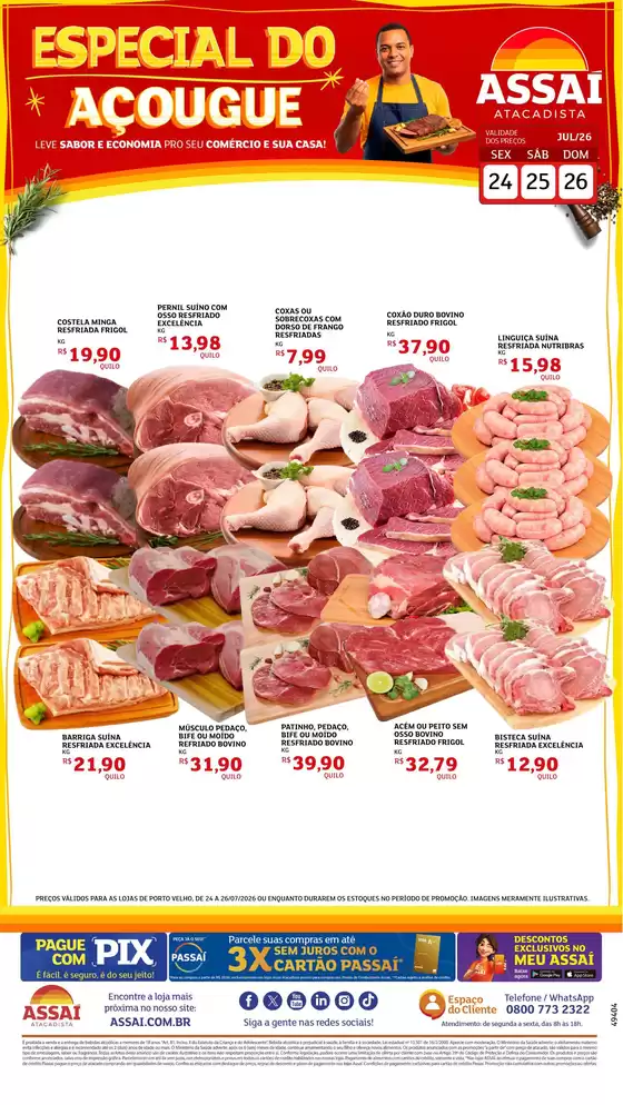 Catálogo Assaí Atacadista | Encarte Assaí Atacadista 49404-39 | 2026-07-24T00:00:00.000Z - 2026-07-26T00:00:00.000Z