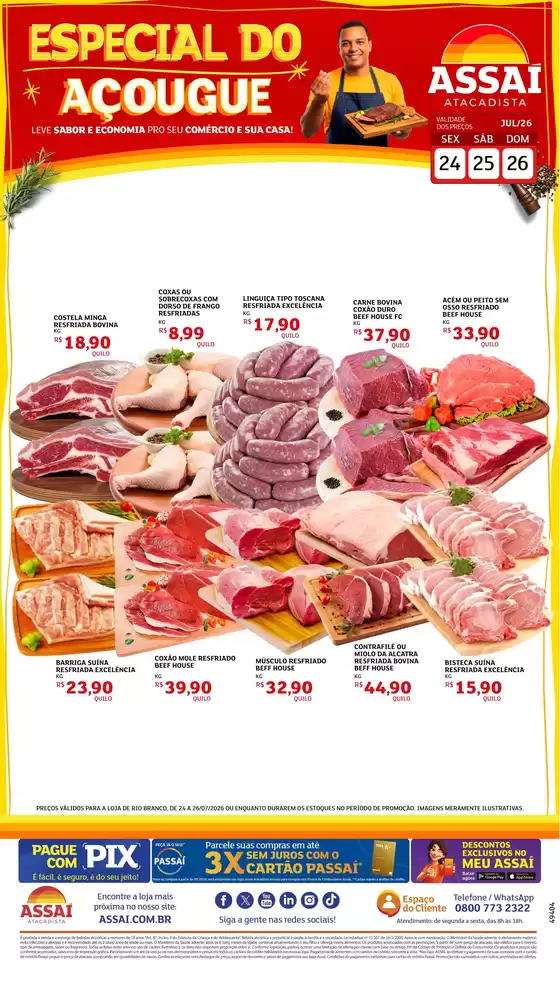 Catálogo Assaí Atacadista | Encarte Assaí Atacadista 49404-40 | 2026-07-24T00:00:00.000Z - 2026-07-26T00:00:00.000Z