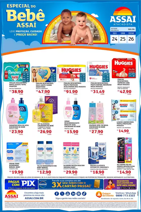 Catálogo Assaí Atacadista | Encarte Assaí Atacadista 49405-74 | 2026-07-24T00:00:00.000Z - 2026-07-26T00:00:00.000Z