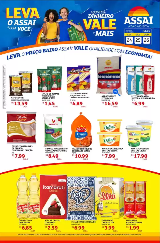 Catálogo Assaí Atacadista | Encarte Assaí Atacadista 49400-40 | 2026-07-24T00:00:00.000Z - 2026-07-26T00:00:00.000Z