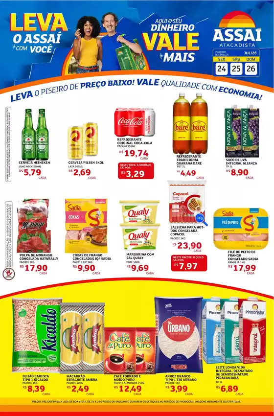 Catálogo Assaí Atacadista | Encarte Assaí Atacadista 49400-73 | 2026-07-24T00:00:00.000Z - 2026-07-26T00:00:00.000Z