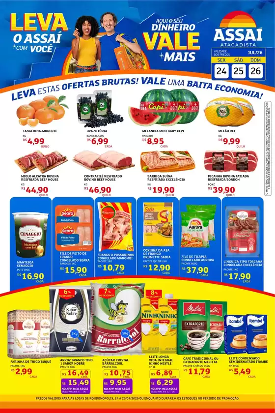 Catálogo Assaí Atacadista | Encarte Assaí Atacadista 49456-978 | 2026-07-24T00:00:00.000Z - 2026-07-26T00:00:00.000Z