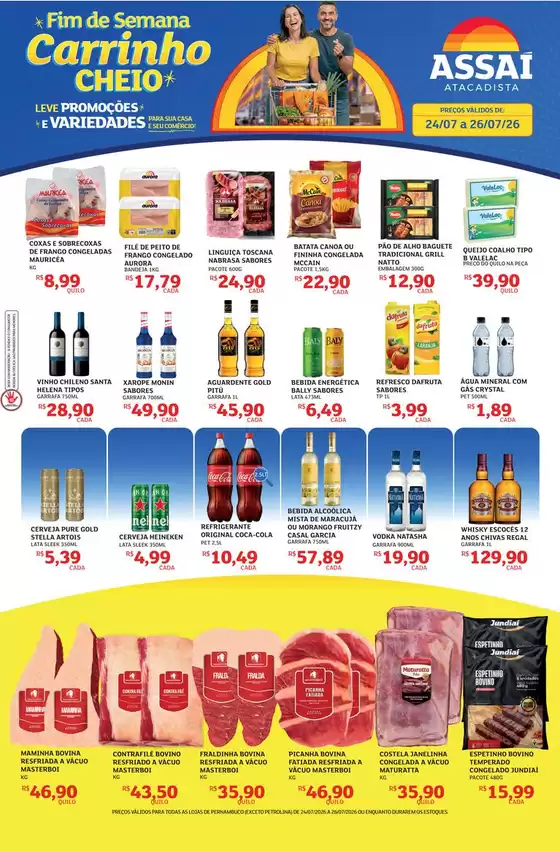 Catálogo Assaí Atacadista em Triunfo-Pernambuco | Encarte Assaí Atacadista 168487-571 | 2026-07-24T00:00:00.000Z - 2026-07-26T00:00:00.000Z