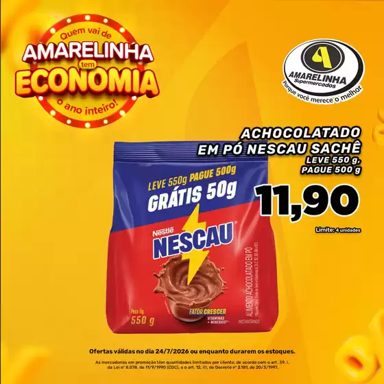 Catálogo Amarelinha Supermercados | Ofertas speciale  | 2026-07-24T00:00:00.000Z - 2026-07-24T00:00:00.000Z