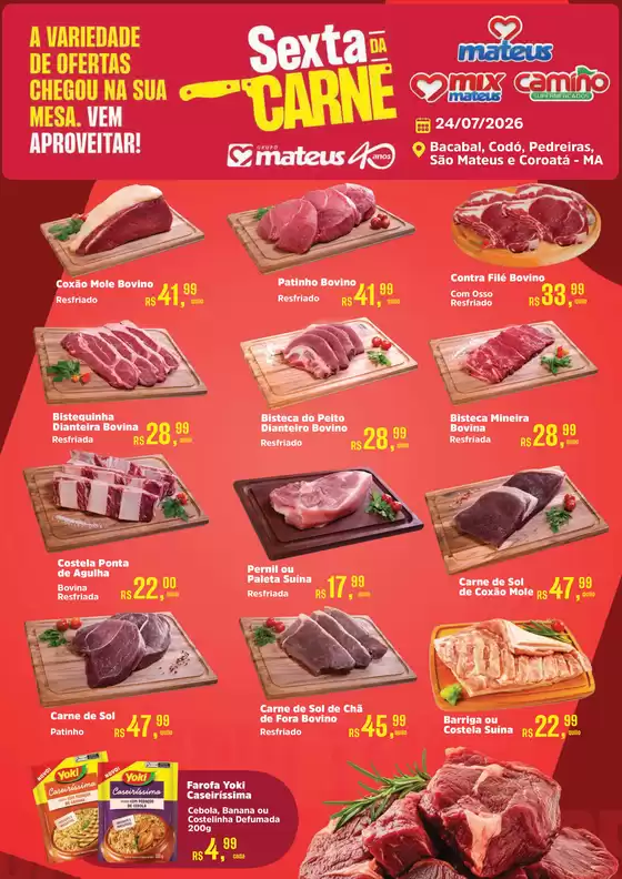 Catálogo Supermercados Mateus | Sexta da Carne | 2026-07-23T00:00:00.000Z - 2026-07-24T00:00:00.000Z