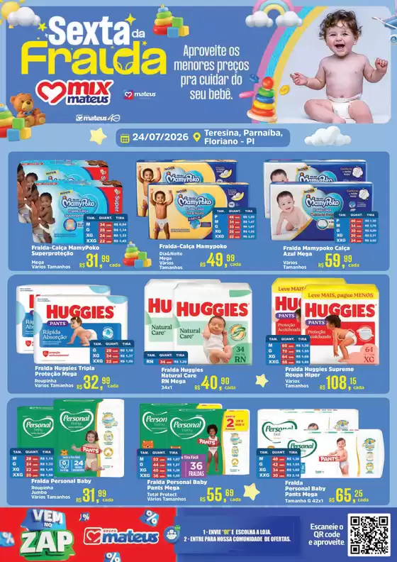 Catálogo Supermercados Mateus | Sexta da Fralda | 2026-07-23T00:00:00.000Z - 2026-07-24T00:00:00.000Z