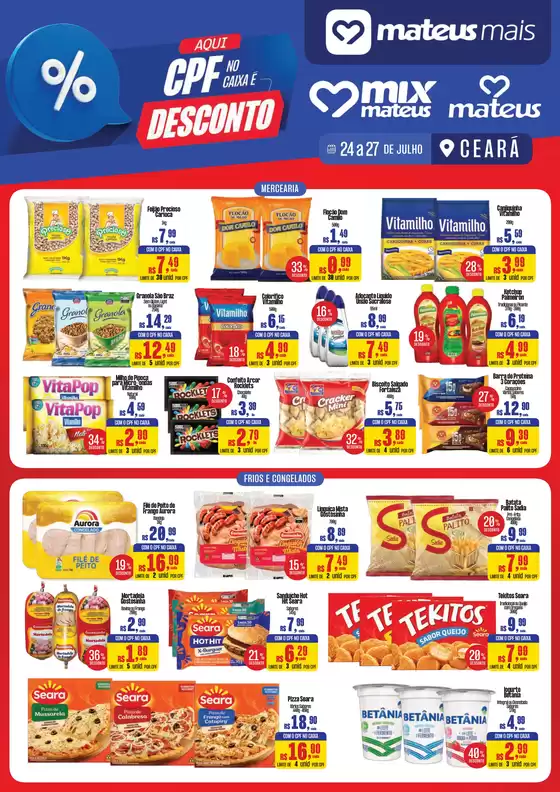 Catálogo Supermercados Mateus | App Mateus Mais | 2026-07-23T00:00:00.000Z - 2026-07-27T00:00:00.000Z