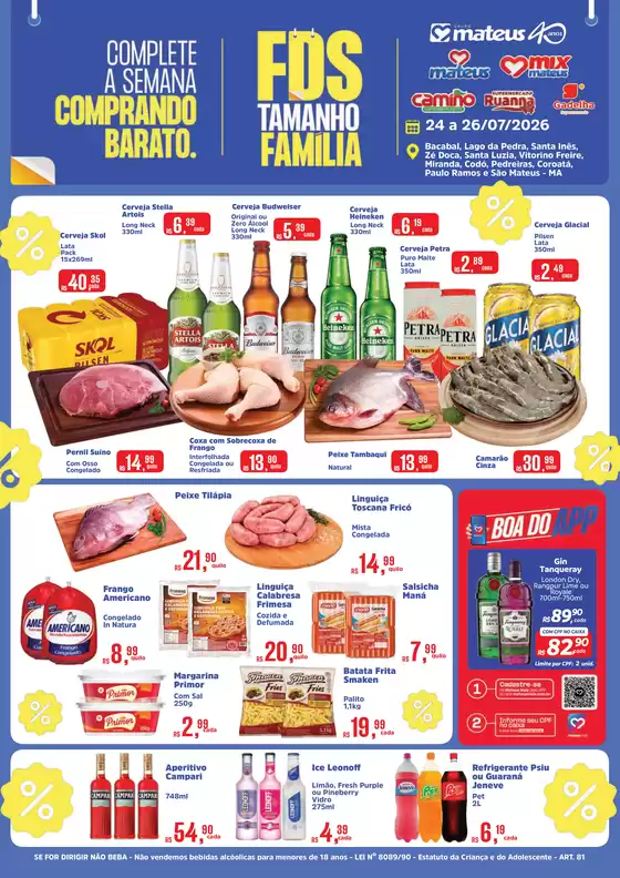 Catálogo Supermercados Mateus | Fds tamanho Família | 2026-07-23T00:00:00.000Z - 2026-07-26T00:00:00.000Z