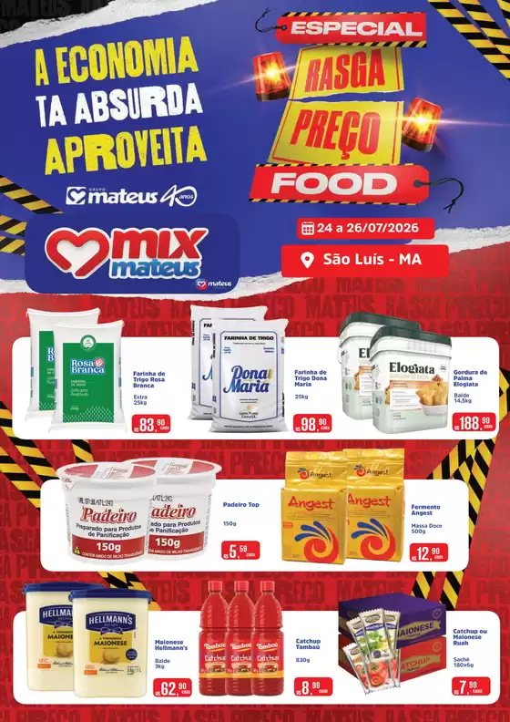 Catálogo Supermercados Mateus | Rasga preço do Food | 2026-07-23T00:00:00.000Z - 2026-07-26T00:00:00.000Z