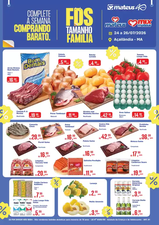 Catálogo Supermercados Mateus | Fds tamanho Família | 2026-07-23T00:00:00.000Z - 2026-07-26T00:00:00.000Z