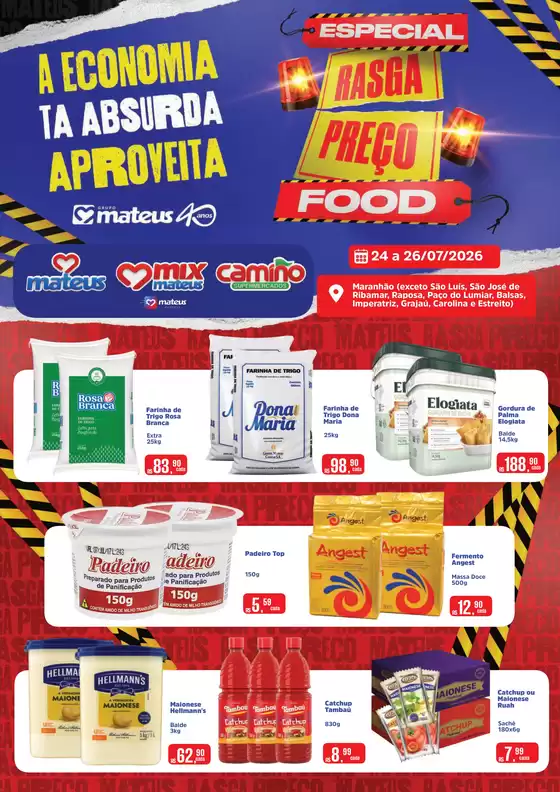 Catálogo Supermercados Mateus | Rasga preço | 2026-07-23T00:00:00.000Z - 2026-07-26T00:00:00.000Z
