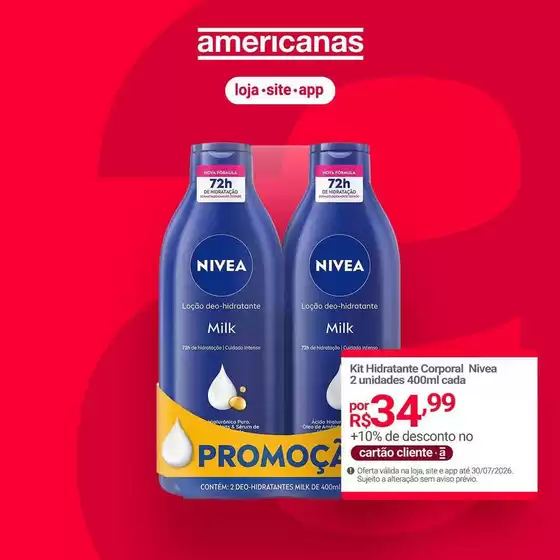 Catálogo Lojas Americanas | Ofertas especiais atraentes para todos | 2026-07-26T00:00:00.000Z - 2026-07-30T00:00:00.000Z