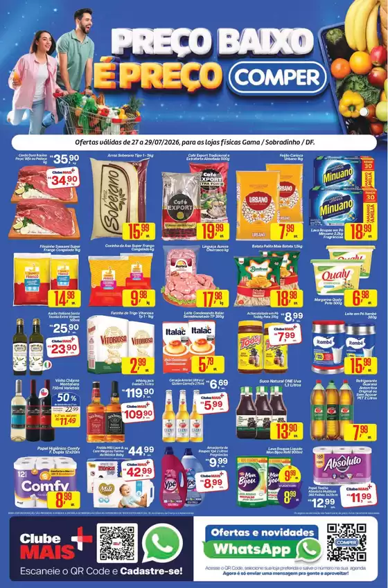 Catálogo Comper | Ofertas exclusivas para nossos clientes | 2026-07-27T00:00:00.000Z - 2026-07-29T00:00:00.000Z