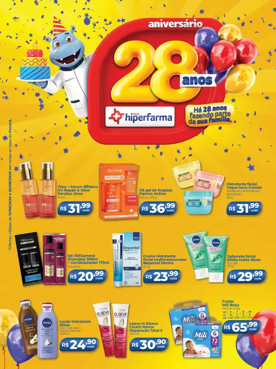 Catálogo Hiper Farma em Araras | Economize agora com nossas ofertas | 2026-08-11T00:00:00.000Z - 2026-08-20T00:00:00.000Z