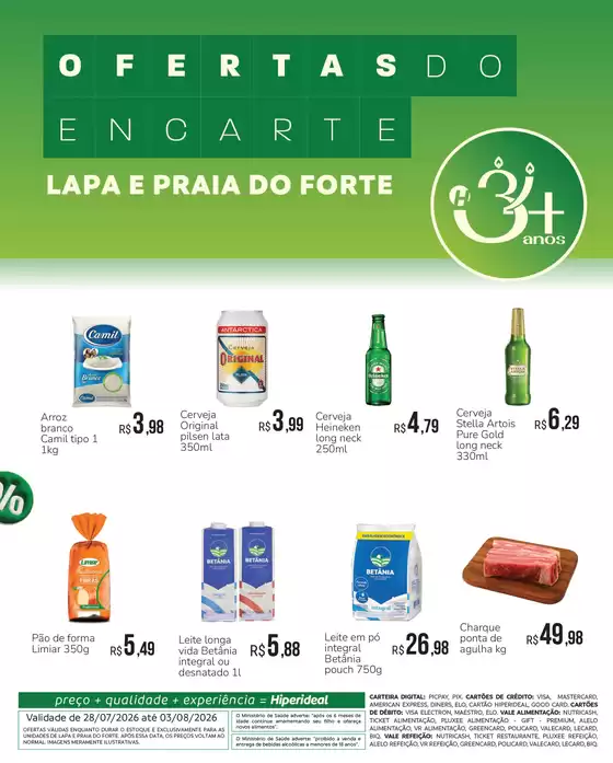 Catálogo Hiperideal Supermercados | Descubra ofertas atraentes | 2026-07-27T00:00:00.000Z - 2026-08-03T00:00:00.000Z