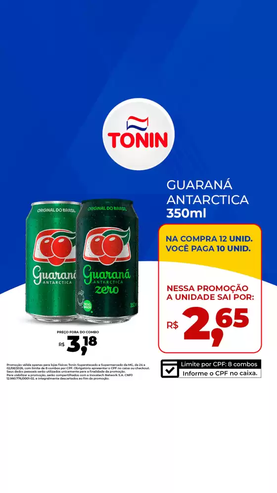 Catálogo Tonin Superatacado | Guarana | 2026-07-27T00:00:00.000Z - 2026-07-27T00:00:00.000Z