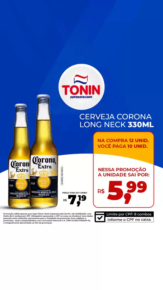 Catálogo Tonin Superatacado | Corona | 2026-07-27T00:00:00.000Z - 2026-07-27T00:00:00.000Z