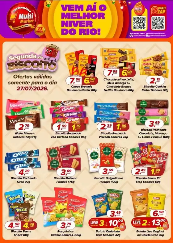 Catálogo Rede Multi Market | Encarte Rede Multi Market | 2026-07-27T00:00:00.000Z - 2026-07-27T00:00:00.000Z