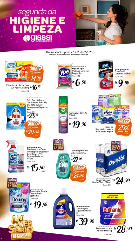 Catálogo Giassi Supermercados | Encarte Giassi Supermercados | 2026-07-27T00:00:00.000Z - 2026-07-28T00:00:00.000Z