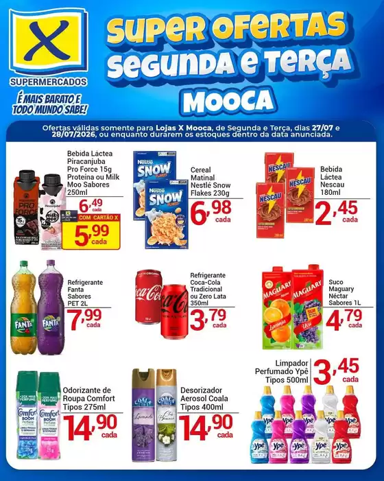 Catálogo X Supermercados | Encarte X Supermercados | 2026-07-27T00:00:00.000Z - 2026-07-28T00:00:00.000Z