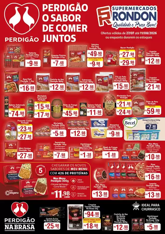 Catálogo Supermercados Rondon | Descubra ofertas atraentes | 2026-07-27T00:00:00.000Z - 2026-08-11T00:00:00.000Z