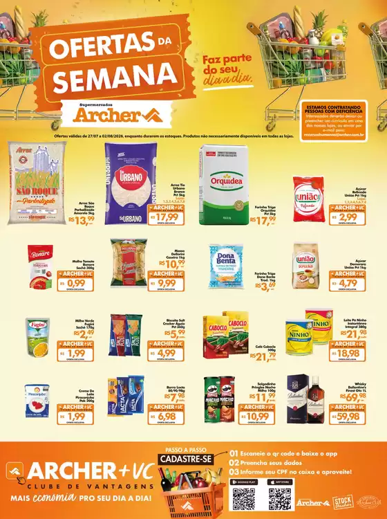 Catálogo Supermercados Archer | Panfletosemanal | 2026-07-27T00:00:00.000Z - 2026-08-02T00:00:00.000Z