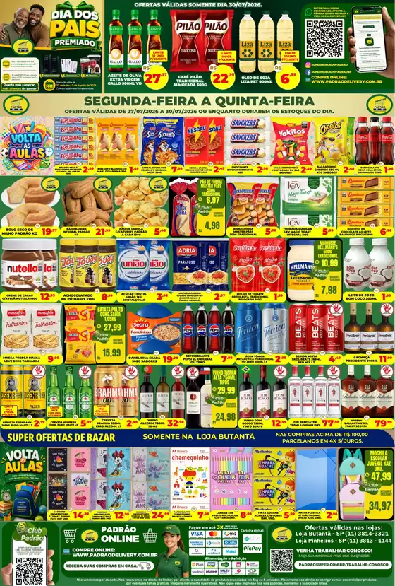 Catálogo Supermercado Padrão | Grandes descontos em produtos selecionados | 2026-07-27T00:00:00.000Z - 2026-07-30T00:00:00.000Z