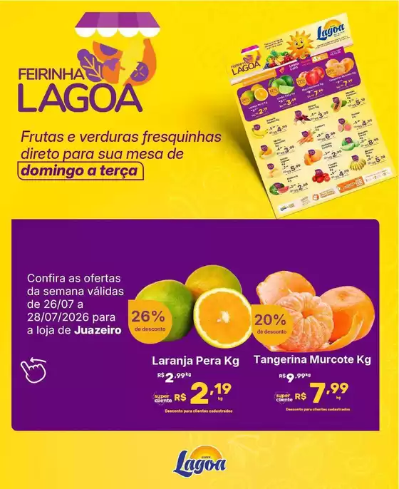 Catálogo Super Lagoa | Encarte Super Lagoa | 2026-07-26T00:00:00.000Z - 2026-07-28T00:00:00.000Z