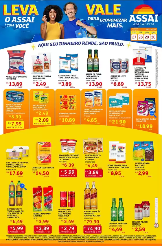 Catálogo Assaí Atacadista | Encarte Assaí Atacadista 48681-706 | 2026-07-27T00:00:00.000Z - 2026-07-30T00:00:00.000Z