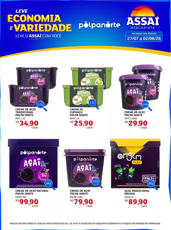 Catálogo Assaí Atacadista | Encarte Assaí Atacadista 49440 | 2026-07-27T00:00:00.000Z - 2026-08-02T00:00:00.000Z