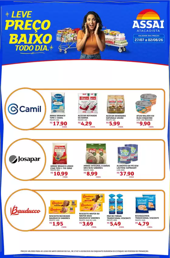 Catálogo Assaí Atacadista | Encarte Assaí Atacadista 49496 | 2026-07-27T00:00:00.000Z - 2026-08-02T00:00:00.000Z