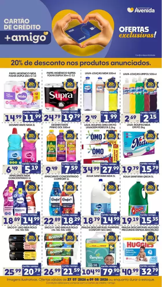 Catálogo Supermercados Avenida | Novas ofertas para descobrir | 2026-07-27T00:00:00.000Z - 2026-08-09T00:00:00.000Z