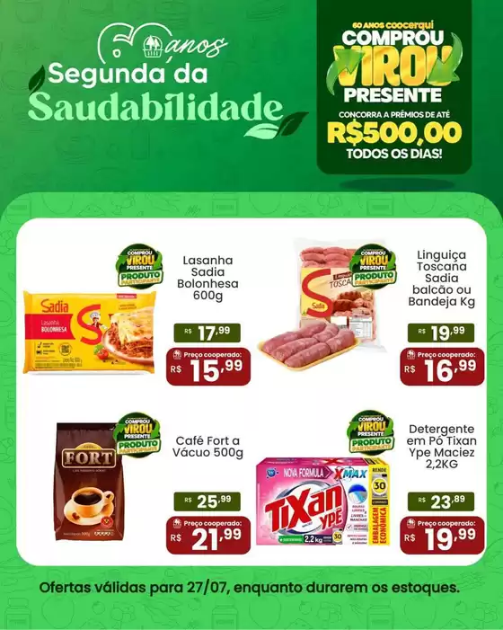 Catálogo Coocerqui | Grandes descontos em produtos selecionados | 2026-07-27T00:00:00.000Z - 2026-07-27T00:00:00.000Z