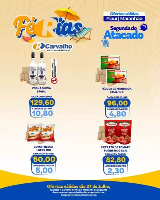 Catálogo R Carvalho Supermercado | Atacado  | 2026-07-27T00:00:00.000Z - 2026-07-27T00:00:00.000Z