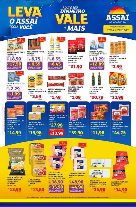 Catálogo Assaí Atacadista em Jaicós | Encarte Assaí Atacadista 168610-637 | 2026-07-27T00:00:00.000Z - 2026-07-29T00:00:00.000Z