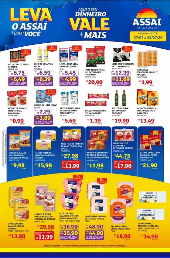 Catálogo Assaí Atacadista em Jaicós | Encarte Assaí Atacadista 168611-636 | 2026-07-27T00:00:00.000Z - 2026-07-29T00:00:00.000Z