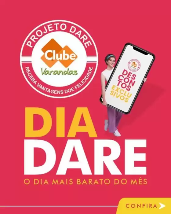 Catálogo Supermercados Varandas |  CHEGOU O DIA DARE! O DIA MAIS BARATO DO MÊS! | 2026-07-28T00:00:00.000Z - 2026-07-28T00:00:00.000Z