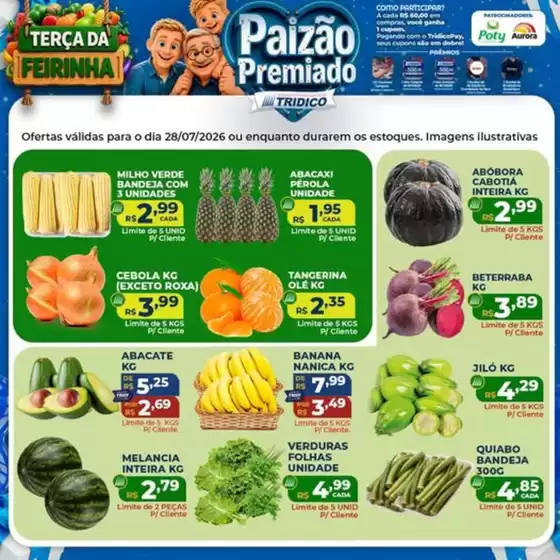 Catálogo Supermercados Tridico | Terça da Feirinha | 2026-07-28T00:00:00.000Z - 2026-07-28T00:00:00.000Z
