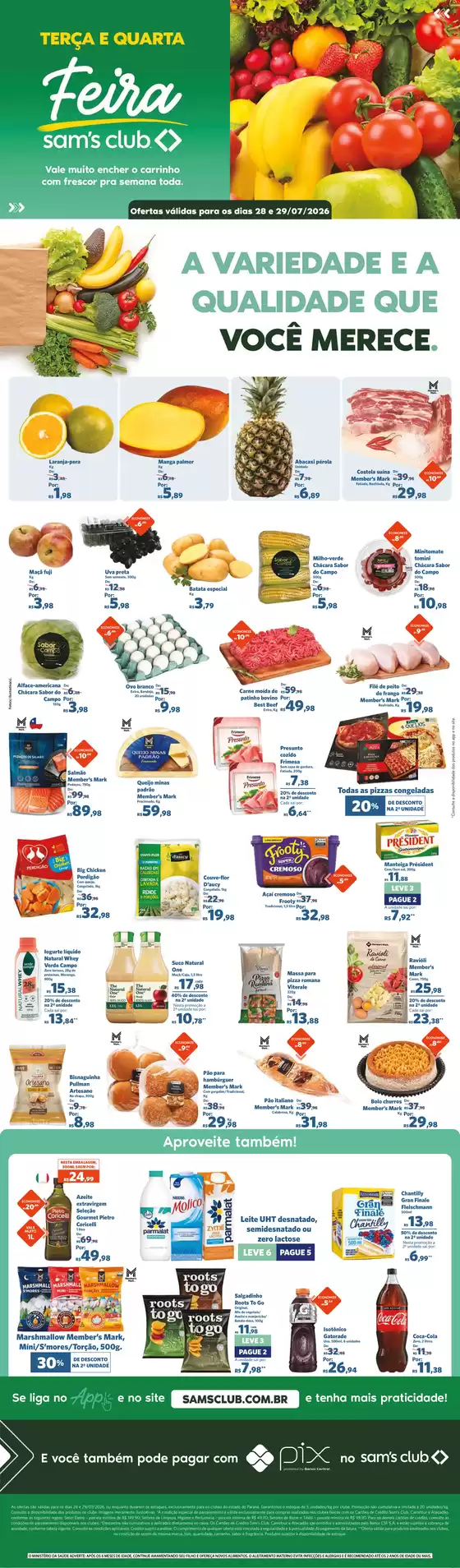 Catálogo Sam's Club | Nossas melhores ofertas para você | 2026-07-28T00:00:00.000Z - 2026-07-29T00:00:00.000Z