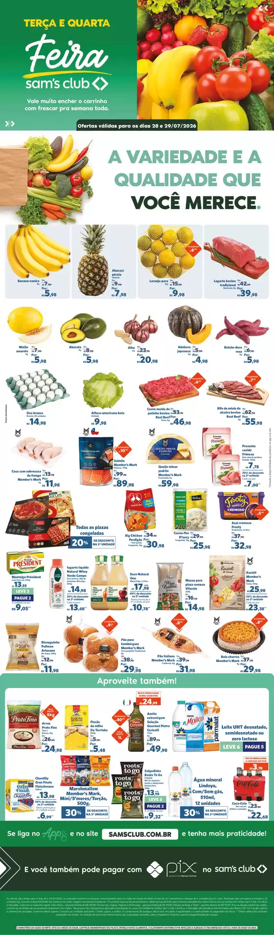 Catálogo Sam's Club | Ótima oferta para todos os clientes | 2026-07-28T00:00:00.000Z - 2026-07-29T00:00:00.000Z