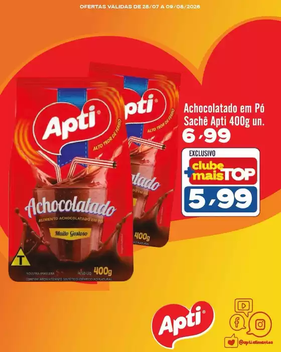 Catálogo Rede Top | Melhores ofertas para compradores econômicos | 2026-07-28T00:00:00.000Z - 2026-08-09T00:00:00.000Z