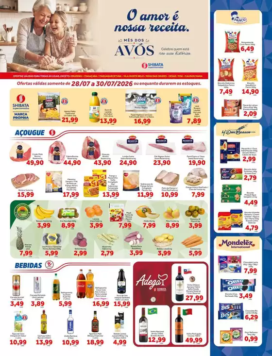 Catálogo Shibata Supermercados | Encarte Shibata Supermercados | 2026-07-28T00:00:00.000Z - 2026-07-30T00:00:00.000Z