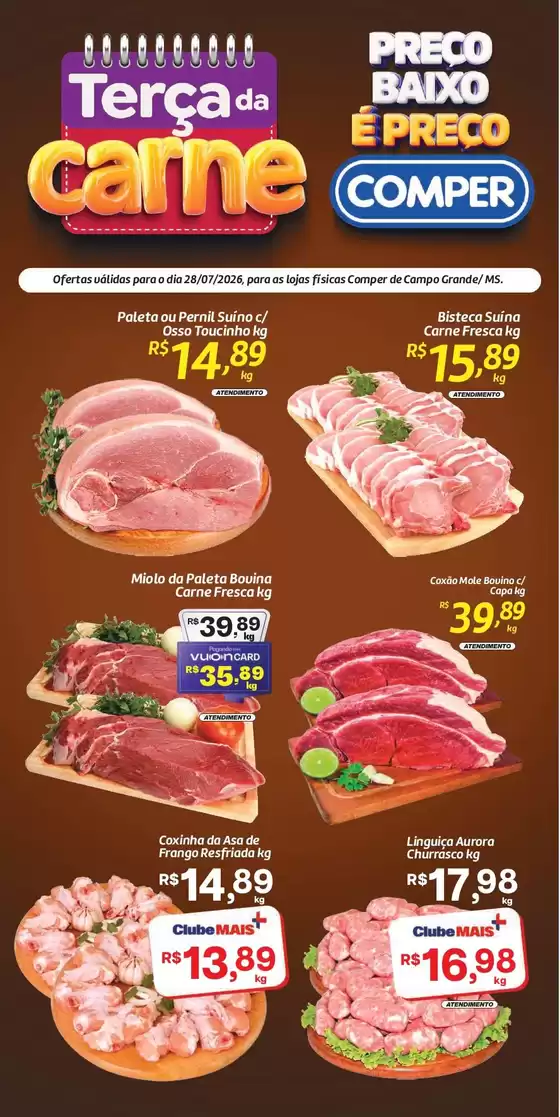 Catálogo Comper | Terça da Carne | 2026-07-28T00:00:00.000Z - 2026-07-28T00:00:00.000Z