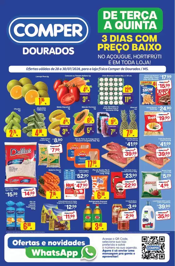 Catálogo Comper | Ofertas Dourados 28.07 a 30.07 | 2026-07-28T00:00:00.000Z - 2026-07-30T00:00:00.000Z