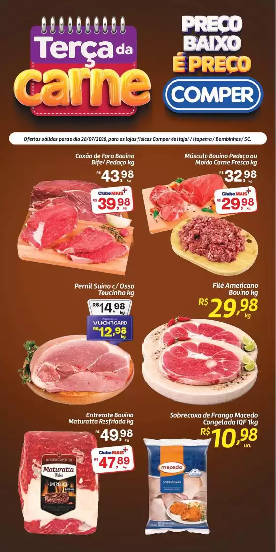 Catálogo Comper | Ofertas exclusivas e pechinchas | 2026-07-28T00:00:00.000Z - 2026-07-28T00:00:00.000Z