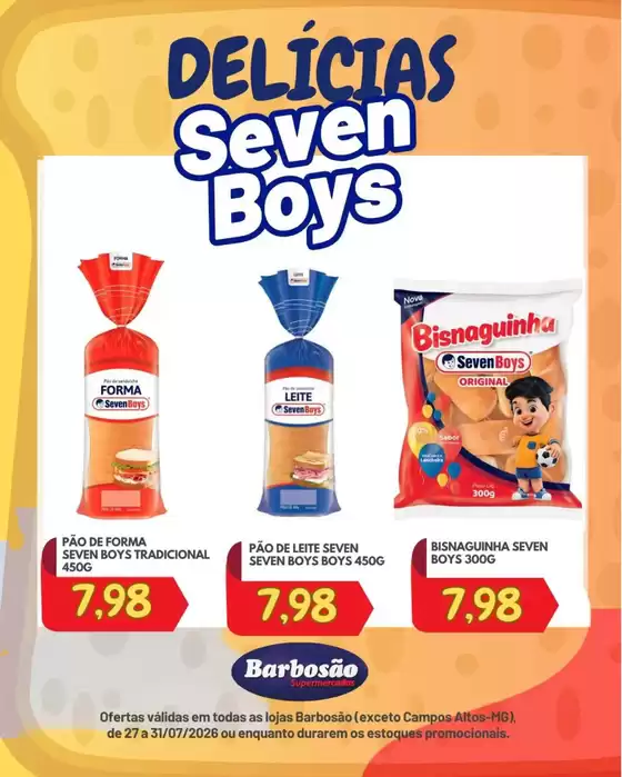 Catálogo Barbosão Extra Supermercados | Descubra ofertas atraentes | 2026-07-27T00:00:00.000Z - 2026-07-31T00:00:00.000Z