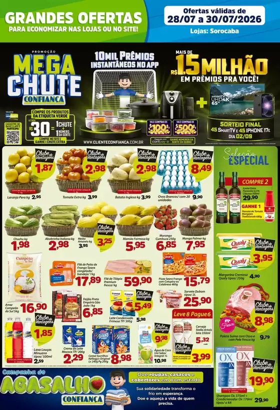 Catálogo Confiança Supermercados | Tabloide soro 2807 2026 WPP | 2026-07-28T00:00:00.000Z - 2026-07-30T00:00:00.000Z