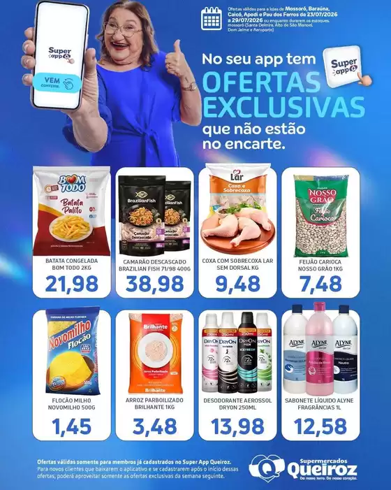 Catálogo Supermercados Queiroz | Ampla seleção de ofertas | 2026-07-23T00:00:00.000Z - 2026-07-29T00:00:00.000Z
