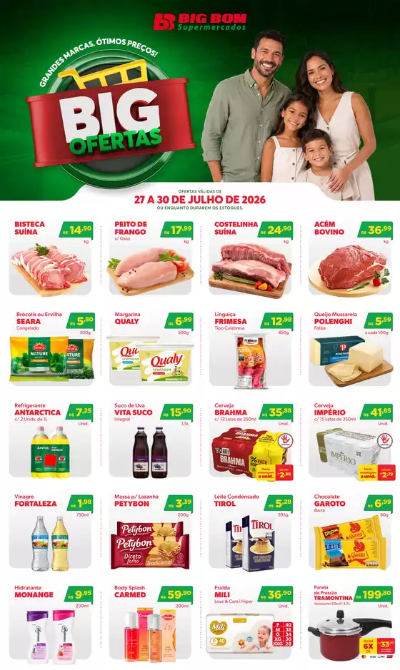 Catálogo Big Bom Supermercados | Big Ofertas | 2026-07-27T00:00:00.000Z - 2026-07-30T00:00:00.000Z